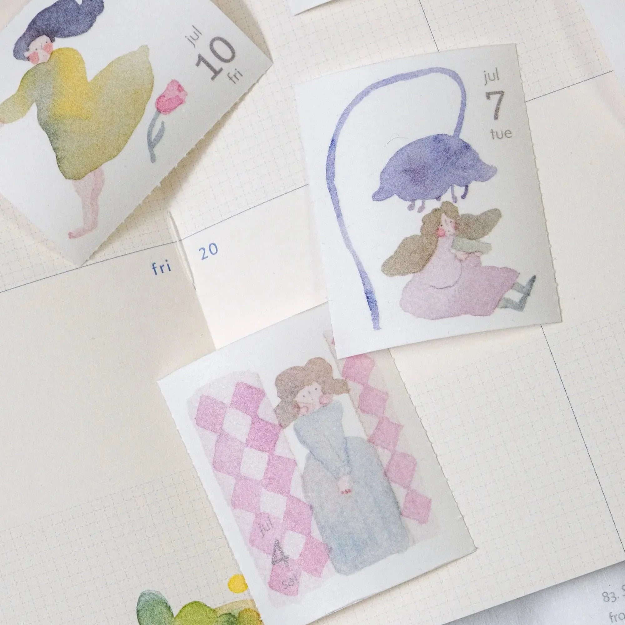 DODOLULU 2026 Washi Tape 365 Days Calendar