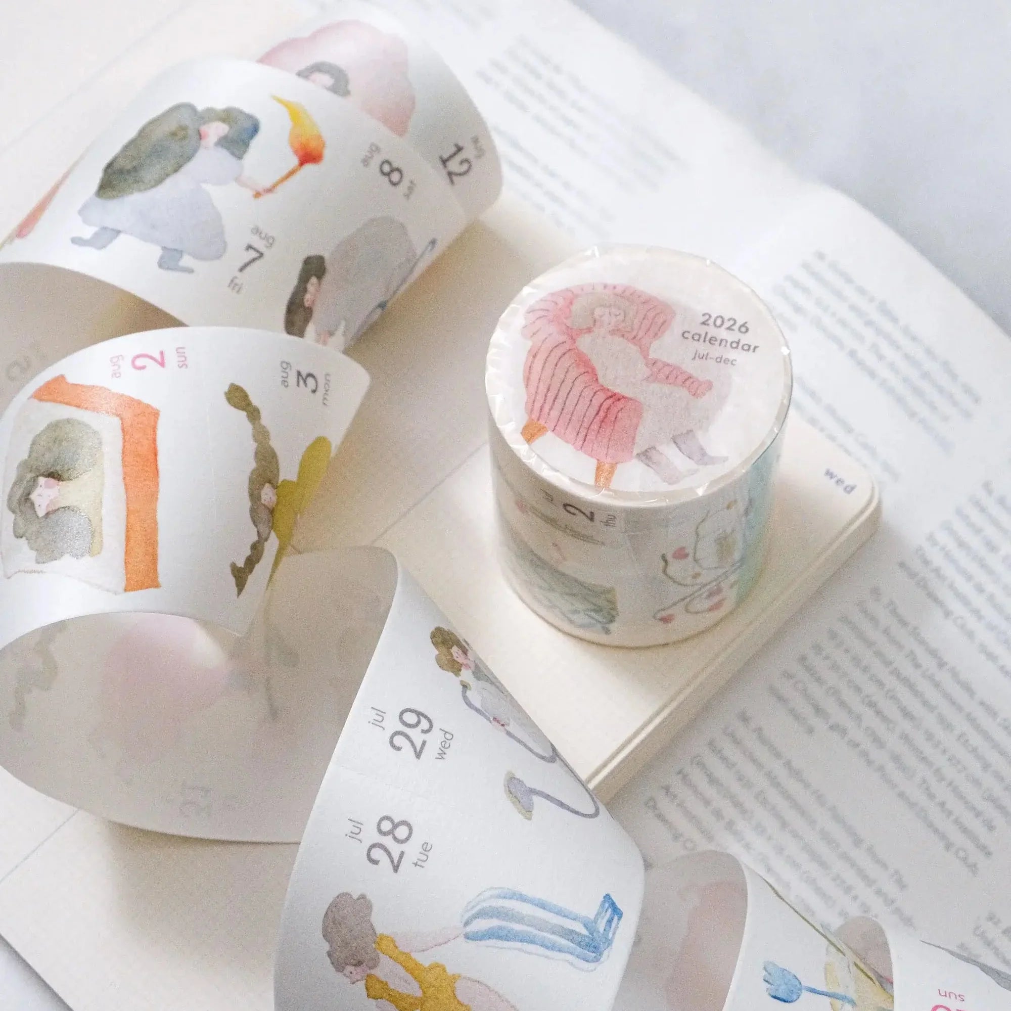 DODOLULU 2026 Washi Tape 365 Days Calendar