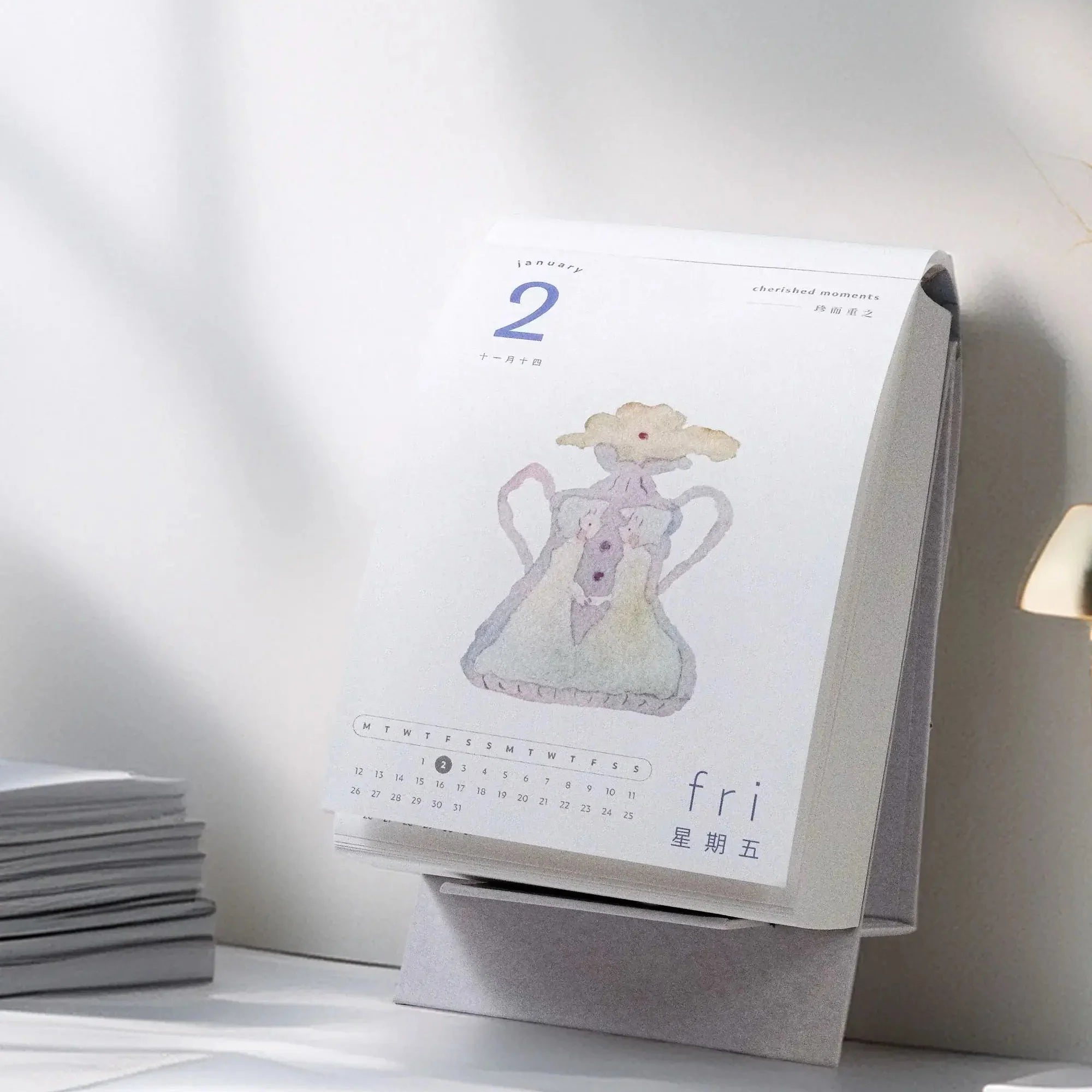 DODOLULU 2026 Calendar 365 Girls Day-To-Day