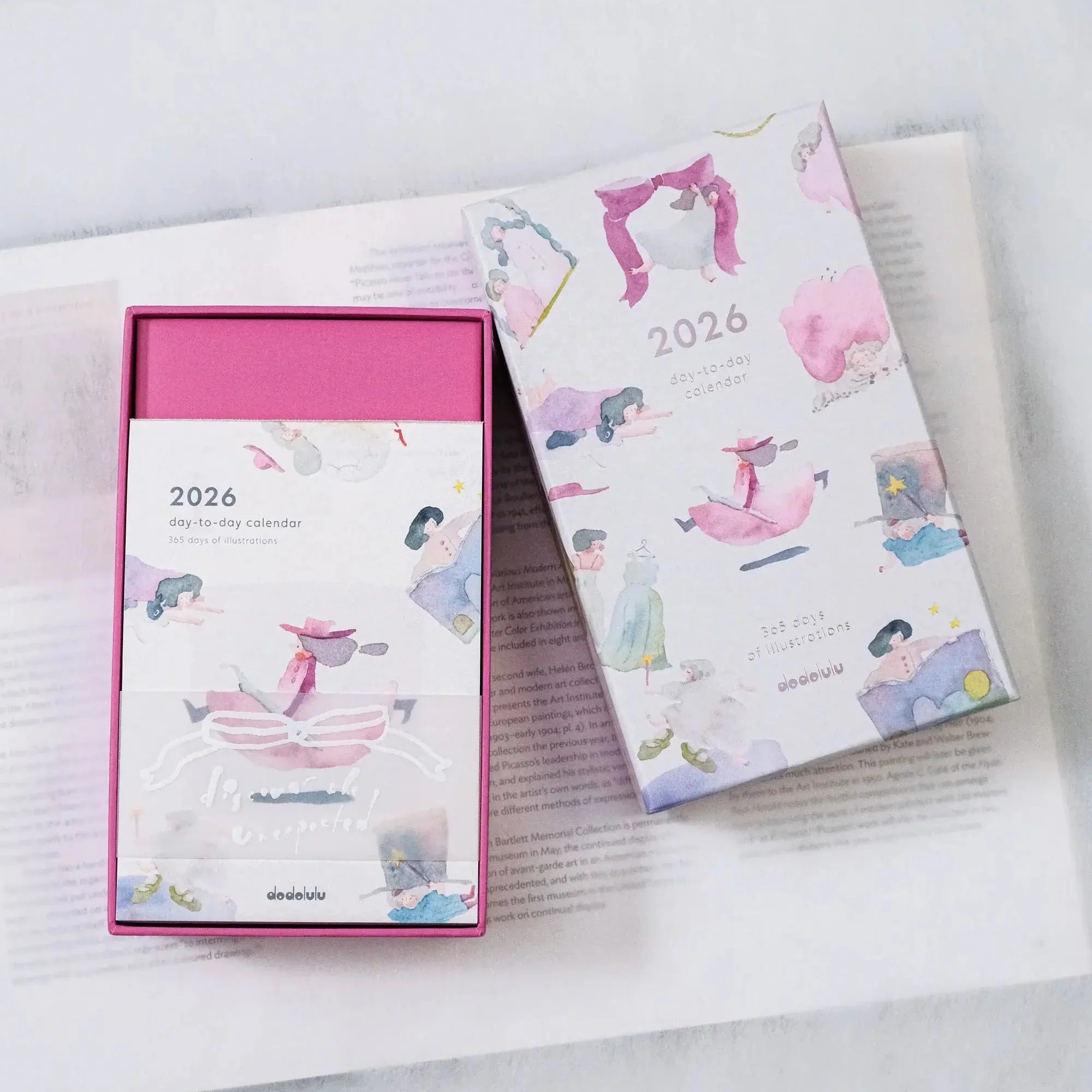 DODOLULU 2026 Calendar 365 Girls Day-To-Day