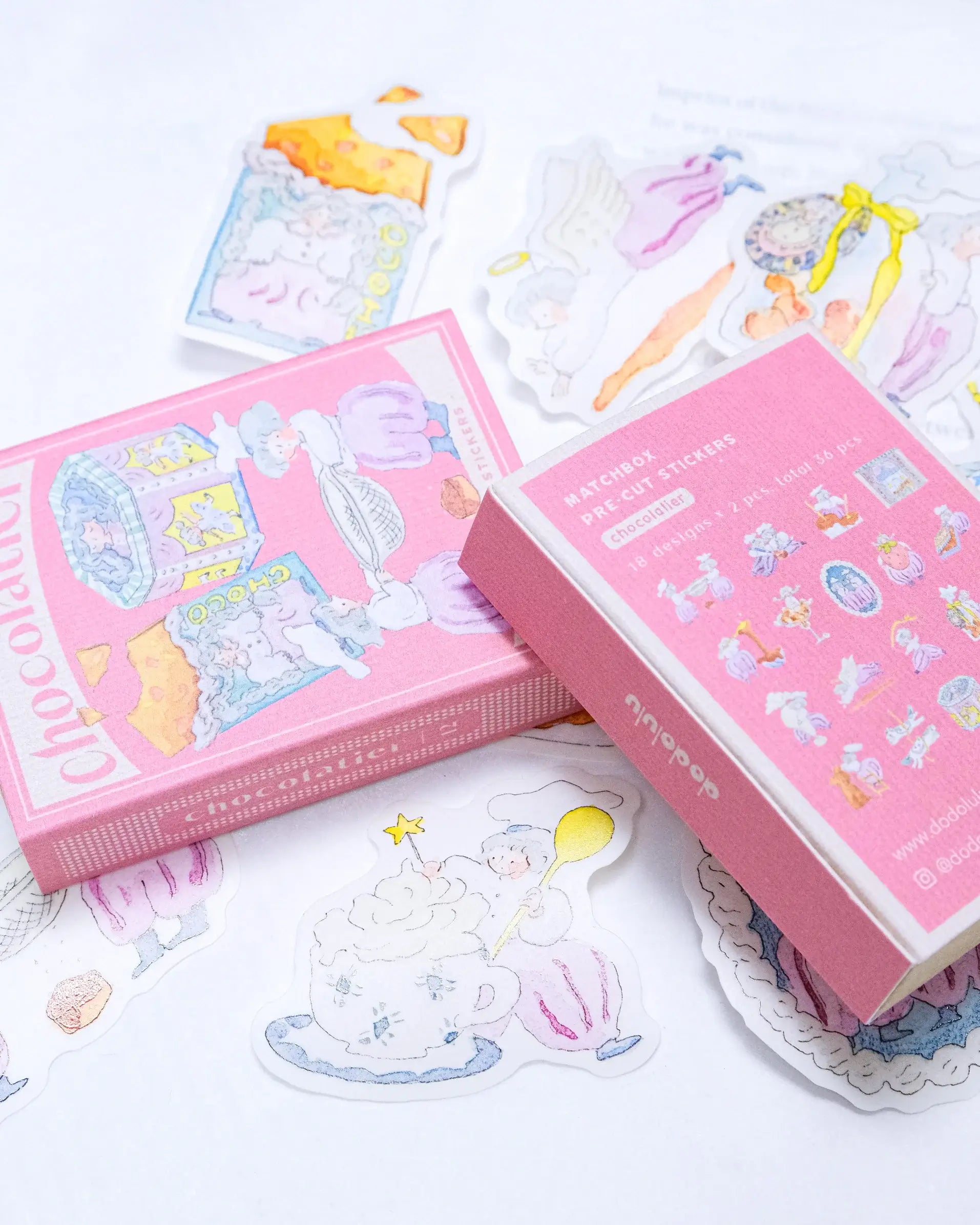 DODOLULU Matchbox Sticker Flakes Chocolatier