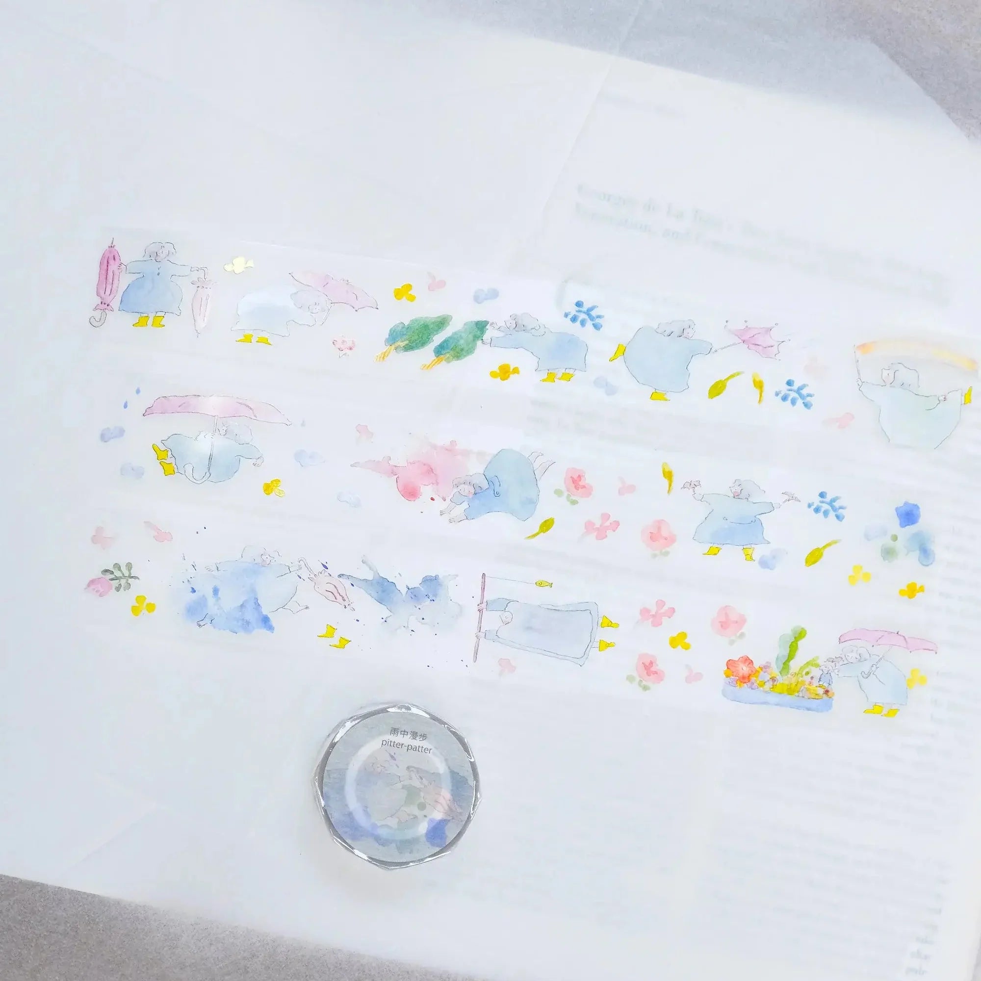 DODOLULU PET Tape | Pitter-Patter Full Roll (10m)