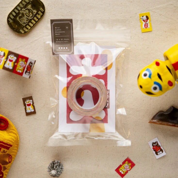 OURS Label Sticker Little Lucky Friends Sample Pack (± 50 pcs)