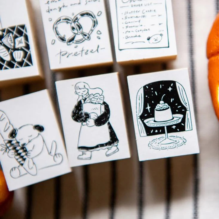 OURS Rubber Stamp The Gift (Bakery Series) b. pudding