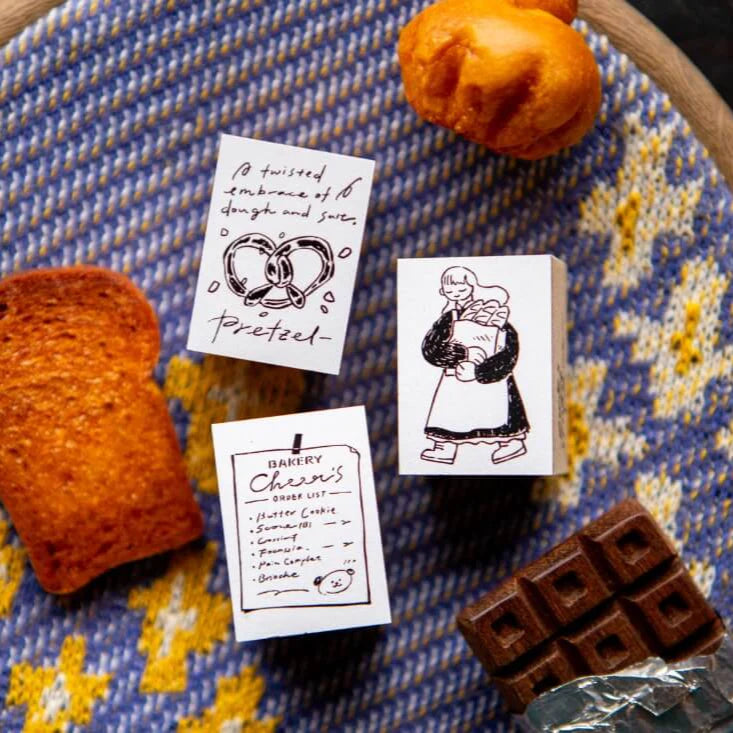 OURS Rubber Stamp The Gift (Bakery Series) b. pudding