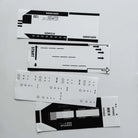 SOM STUDIO 120 Film Backing Paper Memo Pad Black And White Series Black And White Series