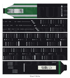 SOM STUDIO 120 Film Backing Paper Washi Tape Black And White Full Roll (10m)