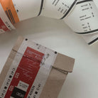 SOM STUDIO 120 Film Backing Paper Washi Tape White (Orange+Red) Full Roll (10m)