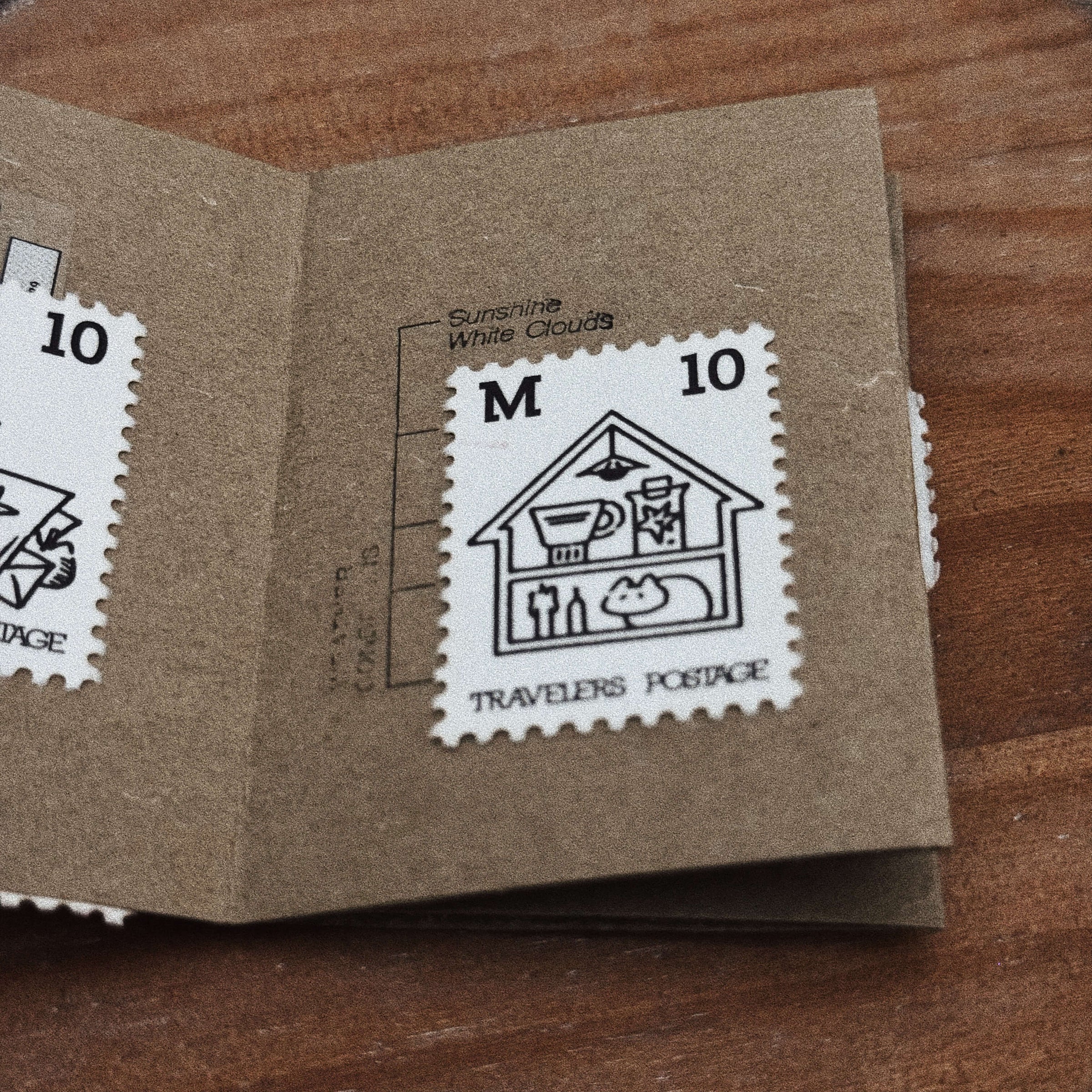 SOM x mewmewbeam Letterpress Decorative Postage Stamp Sheet