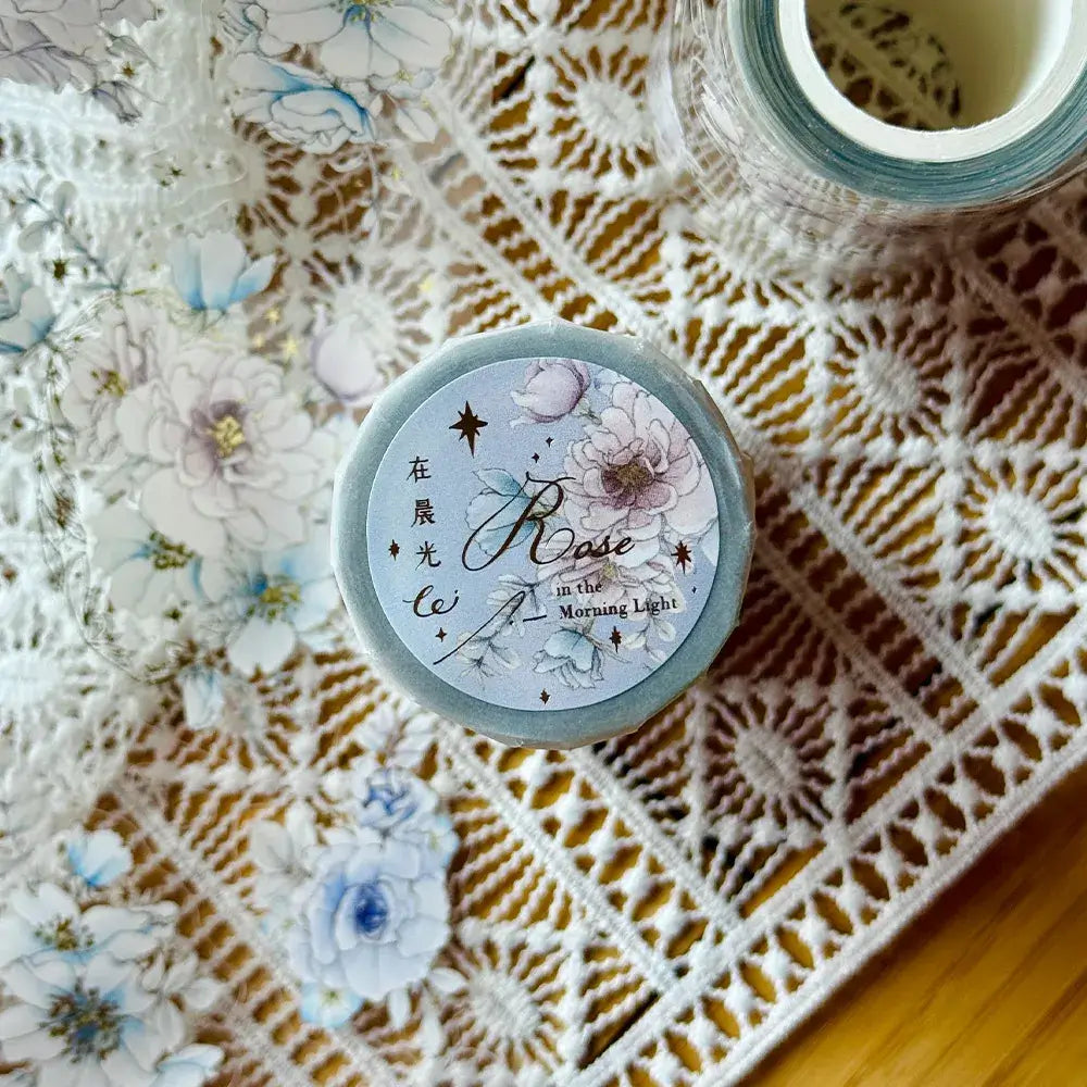 SOM x Loi Design PET Tape | Roses In The Morning Light Full Roll (5m)