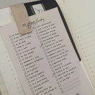 SOM x Morning Face Studio Memo Pad Daily Check In