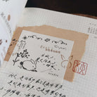 SOM x a kind of cafe Perforated Memo Pad Gentle Rabbit Duo