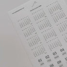 SOM Minimalist Date Washi Sticker 2026 Monthly Archival