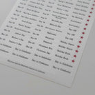 SOM Minimalist Date Washi Sticker 2026 Days To Celebrate