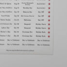 SOM Minimalist Date Washi Sticker 2026 Days To Celebrate