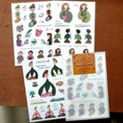 A KIND OF CAFE Print-On Sticker Mademoiselles (3pcs)