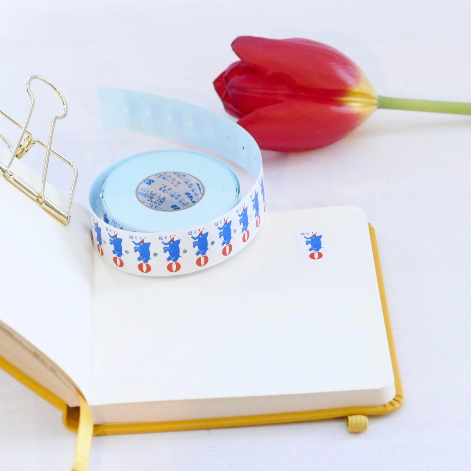 PANDA FACTORY Price Tag Labels Look! It’s an Elephant Full Roll (1000± pieces)