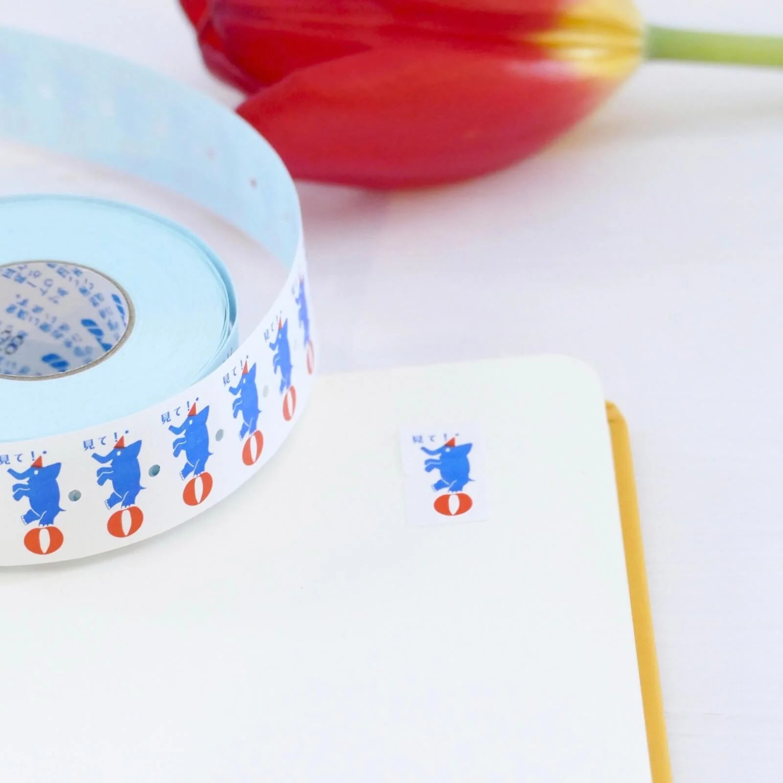 PANDA FACTORY Price Tag Labels Look! It’s an Elephant Full Roll (1000± pieces)