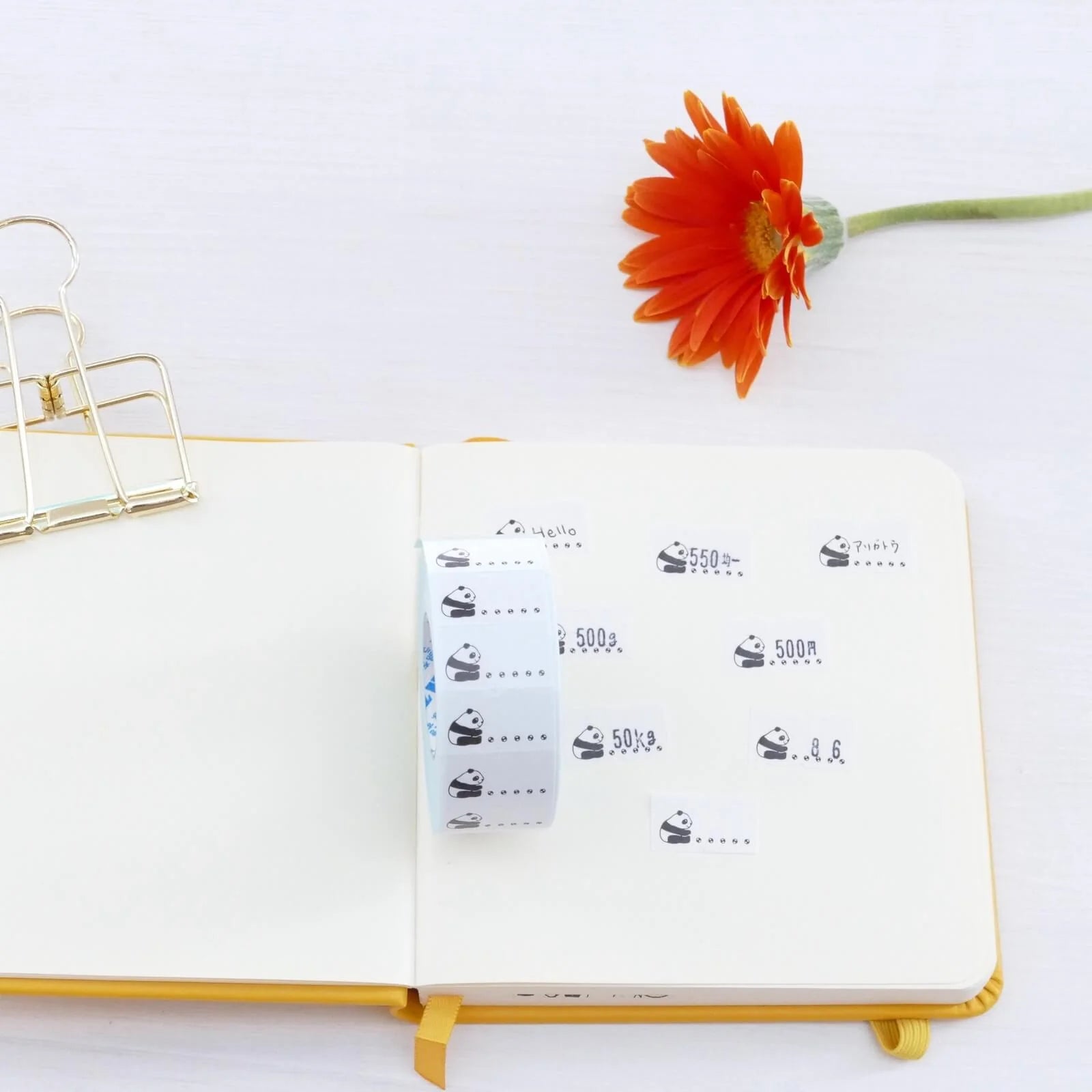 PANDA FACTORY Price Tag Labels Panda Full Roll (1000± pieces)