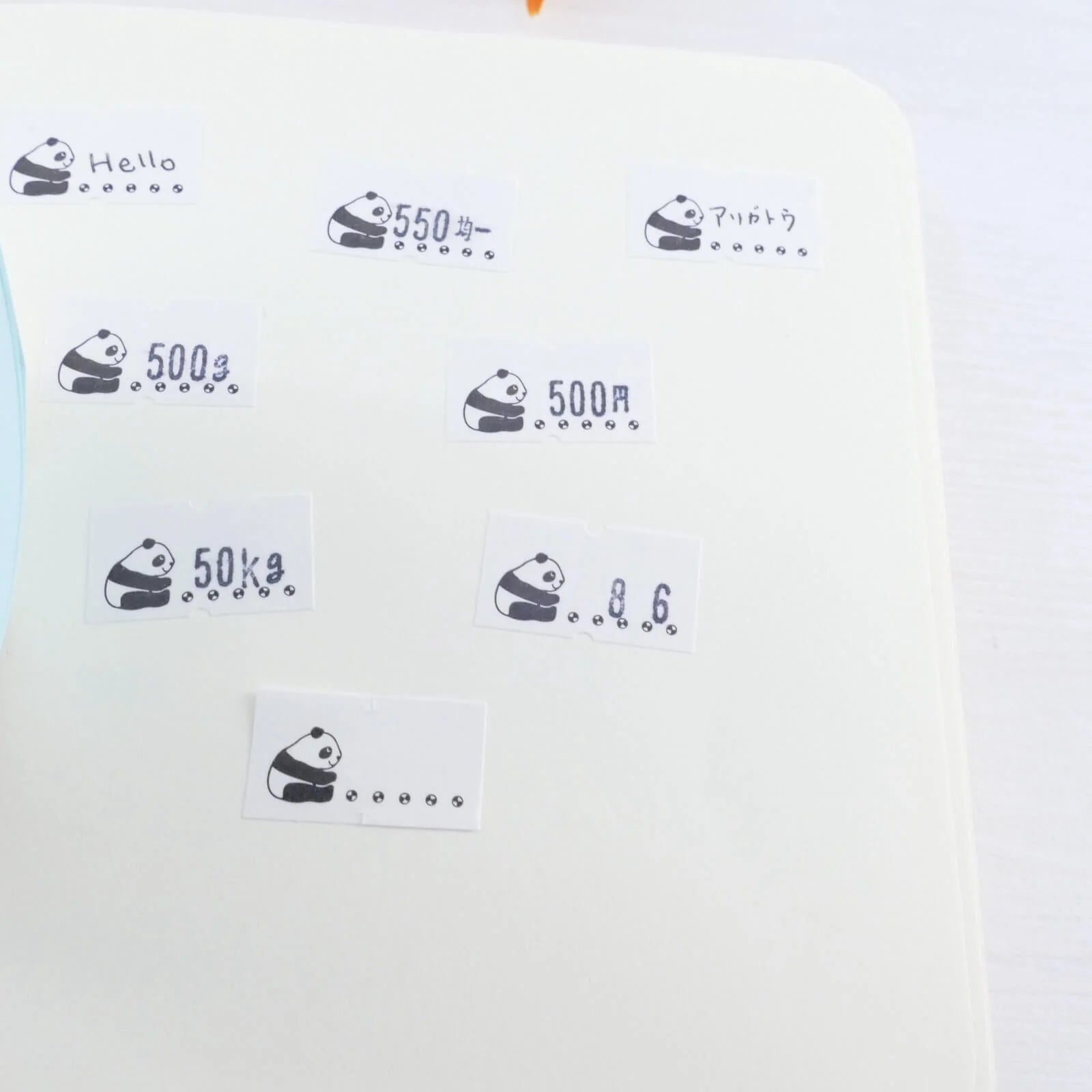 PANDA FACTORY Price Tag Labels Panda Full Roll (1000± pieces)