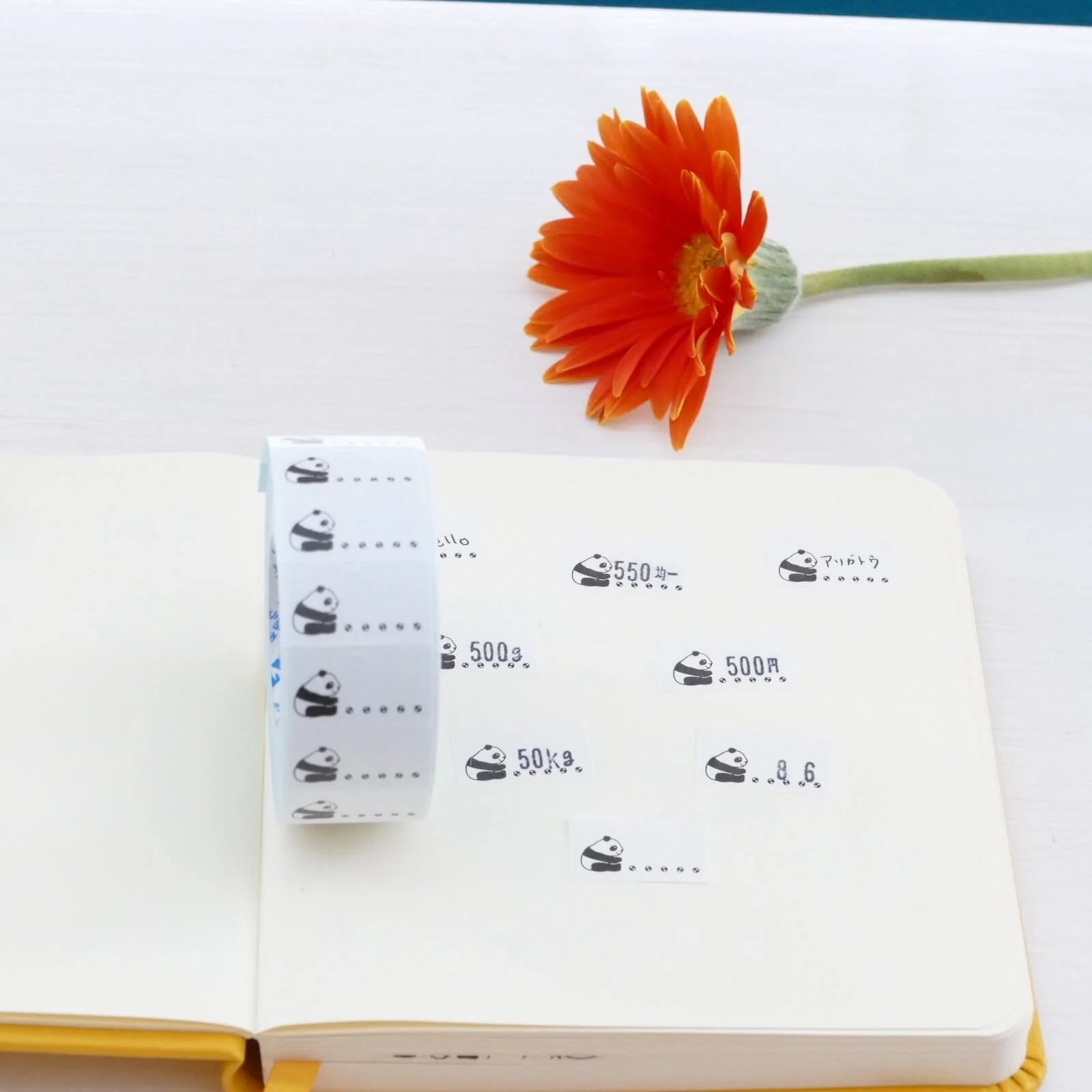 PANDA FACTORY Price Tag Labels Panda Full Roll (1000± pieces)