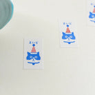 PANDA FACTORY Price Tag Labels “Maido!” Cat (Hi There! Cat) Full Roll (1000± pieces)