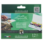 SENNELIER La Petit Aquarelle Hands-Free Watercolour Box 12 Half Pans