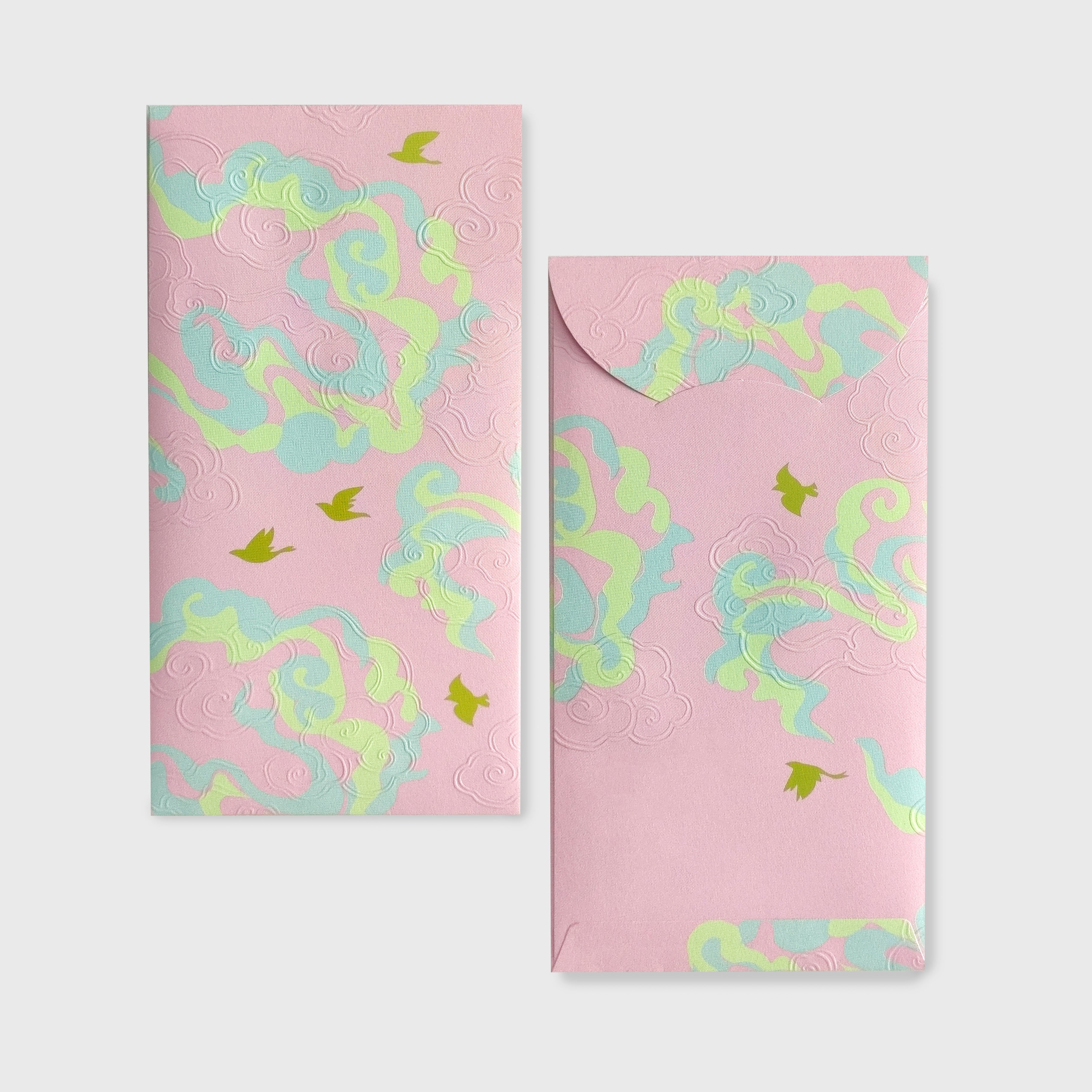 PAPER AND PRINT 2026 Red Packet 10s Pastel Clouds