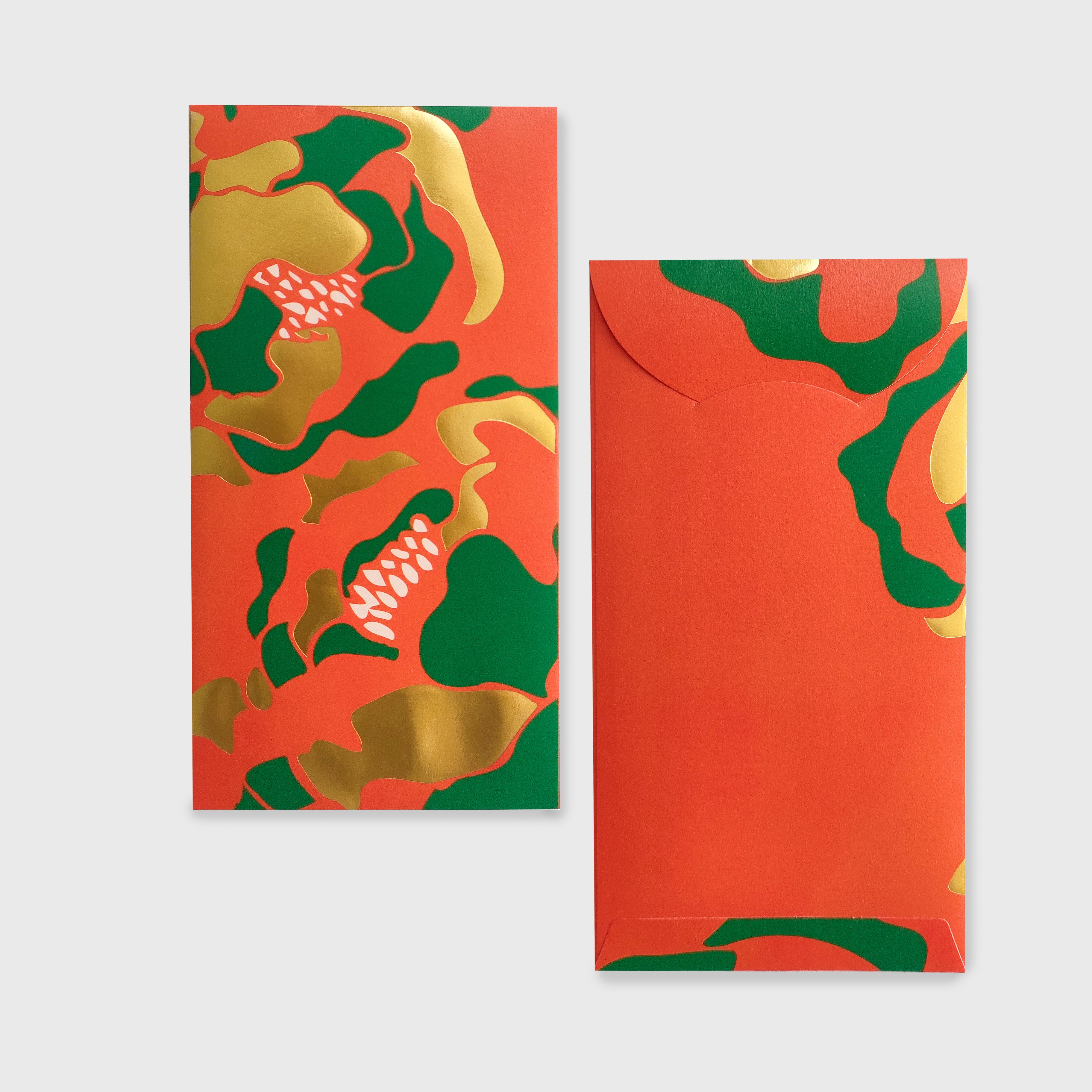 PAPER AND PRINT 2026 Red Packet 10s Gold Flower
