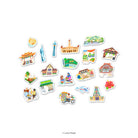 LOKAMADE Doodle Land Deco Sticker DS-DL-006: Sunrise Kuala Lumpur
