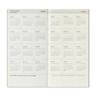 TRAVELERS Notebook 2026 Second Half Weekly Vertical