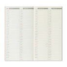 TRAVELERS Notebook 2026 Second Half Weekly Vertical