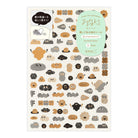 MIDORI Yuru Log Sticker 1-Sheet Camouflage Mini Monster