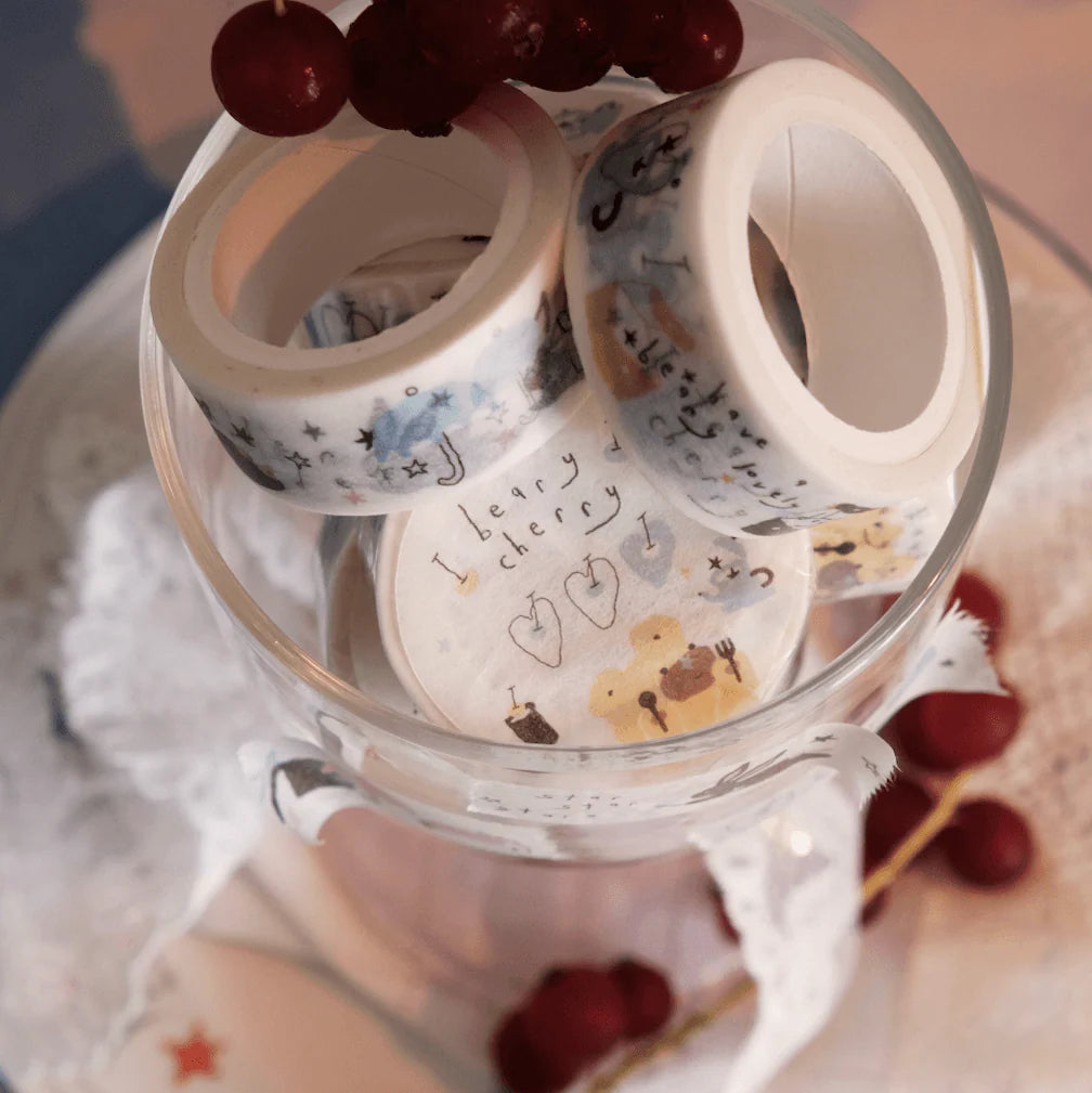 BIGHANDS Washi Tape moments Beary Cherry
