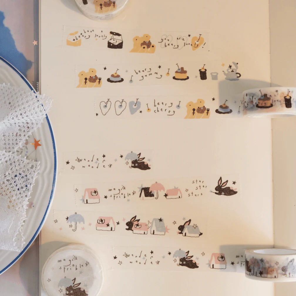 BIGHANDS Washi Tape moments Beary Cherry