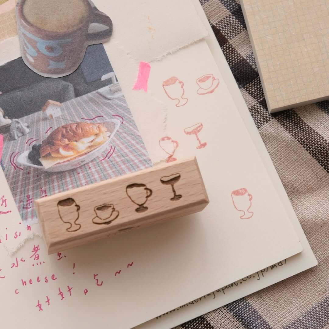 BIGHANDS Rubber Stamp Collection every day love cups!