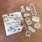 LCN Washi Sticker Set Antique Postage