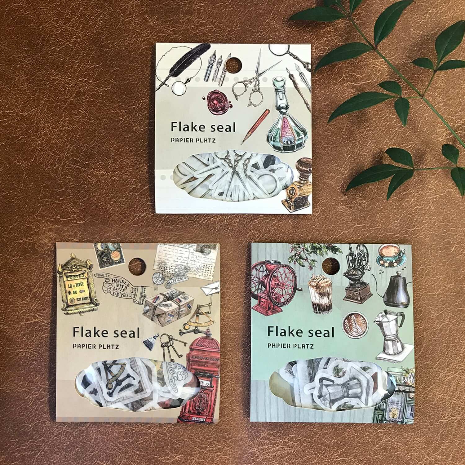 LCN Washi Sticker Set Antique Postage
