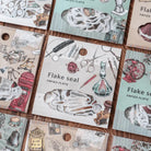 LCN Washi Sticker Set Retro Stationery
