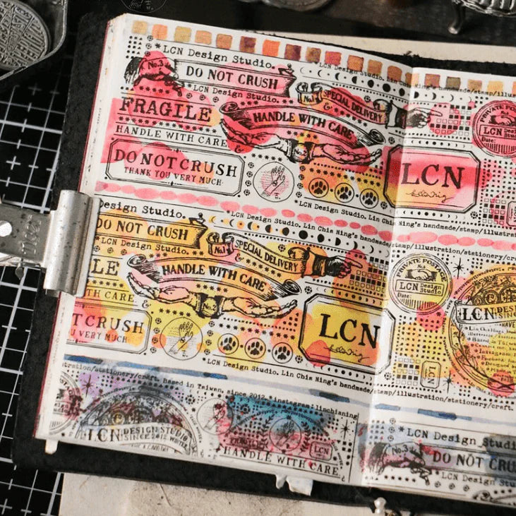 LCN Print-On Stickers Warm Colour Tone
