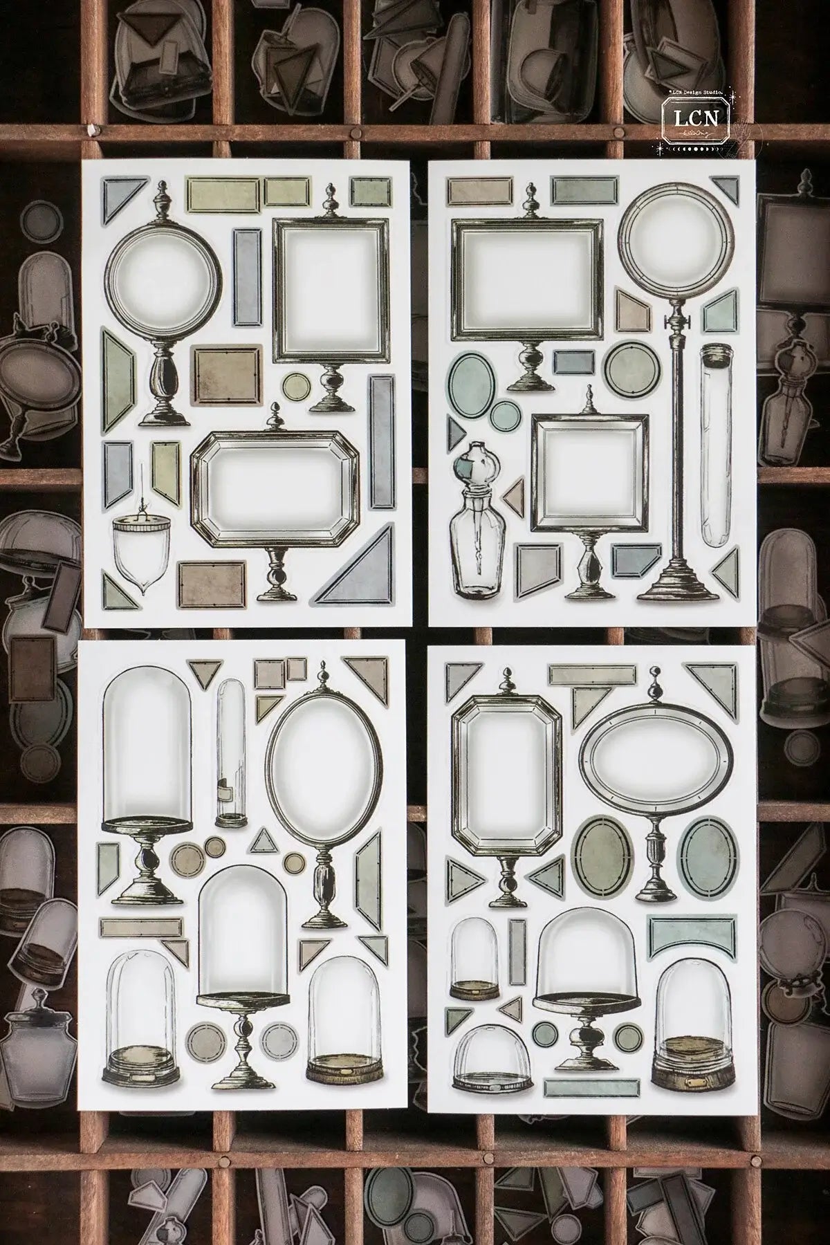 LCN Sticker Set Specimen Display