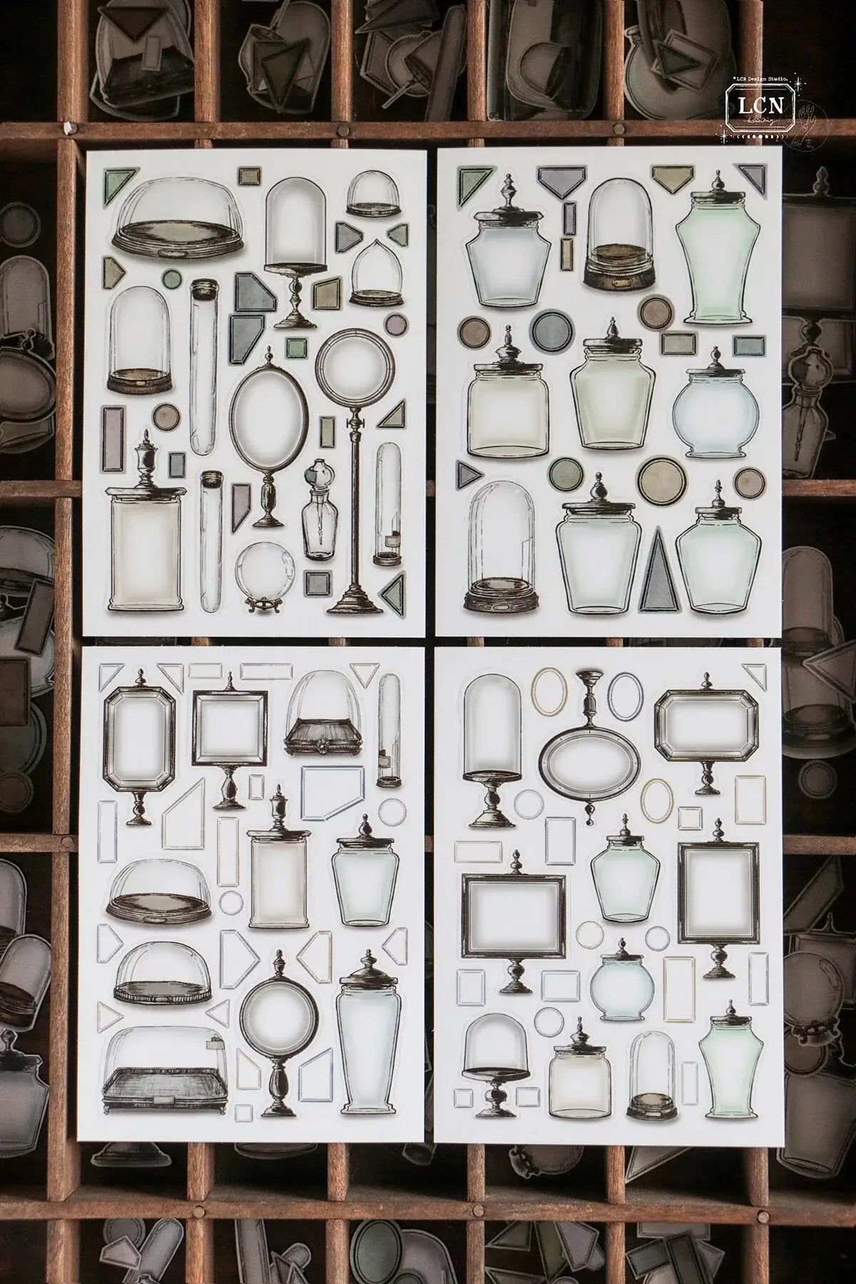 LCN Sticker Set Specimen Display