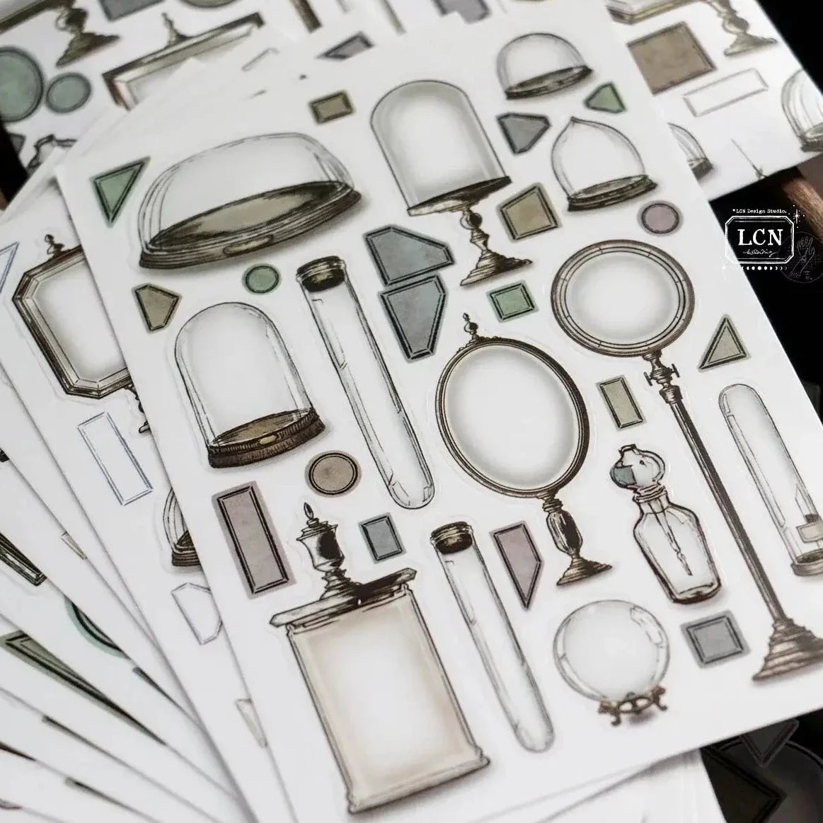 LCN Sticker Set Specimen Display