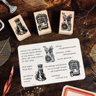 OHS Rubber Stamp Cosy Neighbourhood Retro Postbox