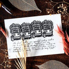 OHS Rubber Stamp Cosy Neighbourhood Retro Postbox