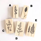 OHS Botanical Rubber Stamp Collection D