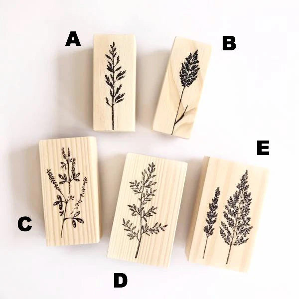 OHS Botanical Rubber Stamp Collection D