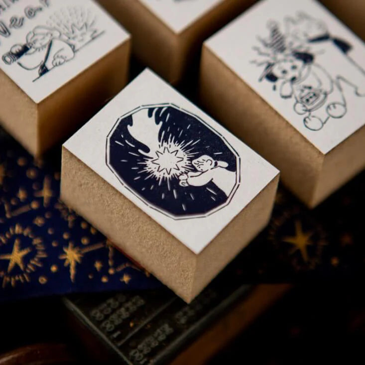 OURS Rubber Stamp The Gift (Lucky Star Series) d. wish