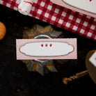 OURS Letterpress Label Book Strawberry Frame