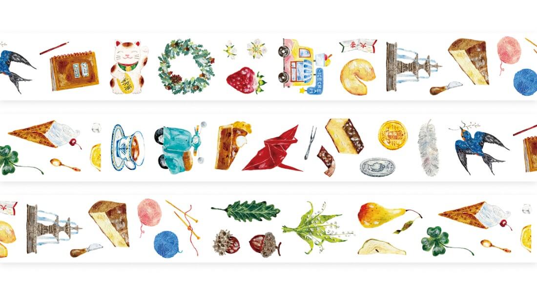 OURS Die-Cut PET Tape Sample Roll 75cm: The Fortune